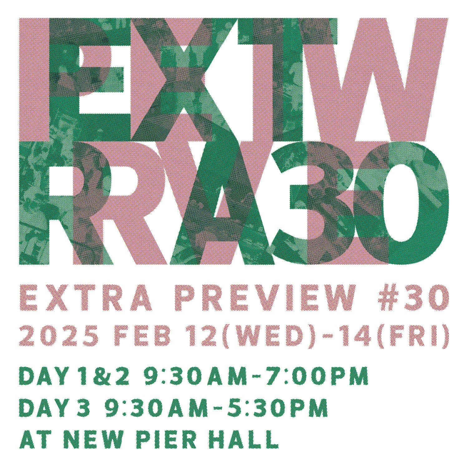 EXTRA PREVIEW#30展示会に出展するbecauseブース告知イメージ