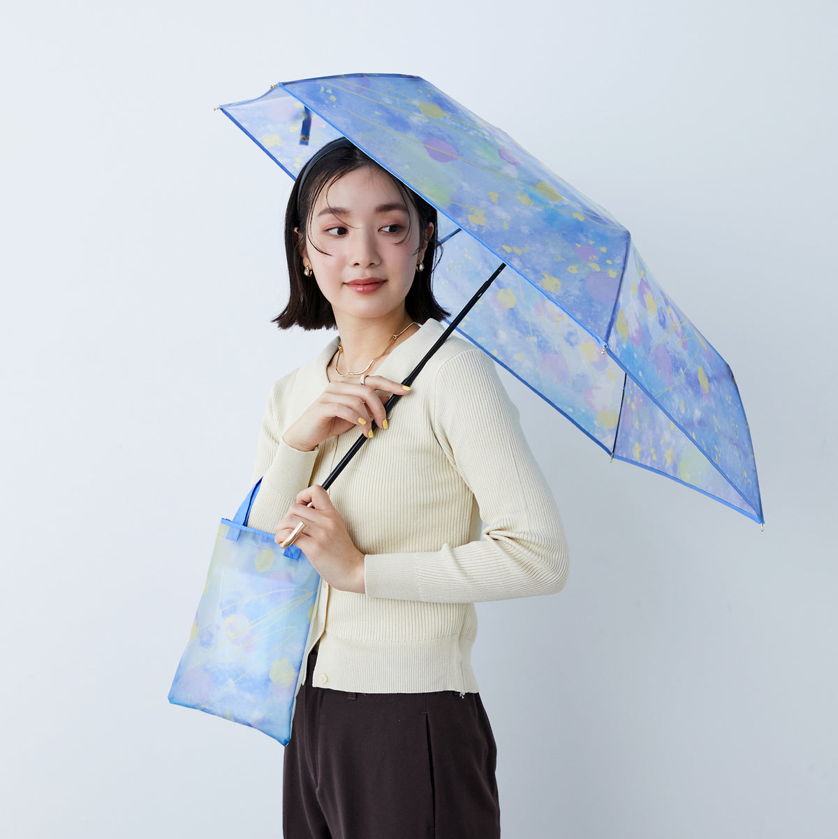 クリアアンブレラ/フィーリングアート トートバッグ ミニ | Clear Umbrella Feeling Art Mini