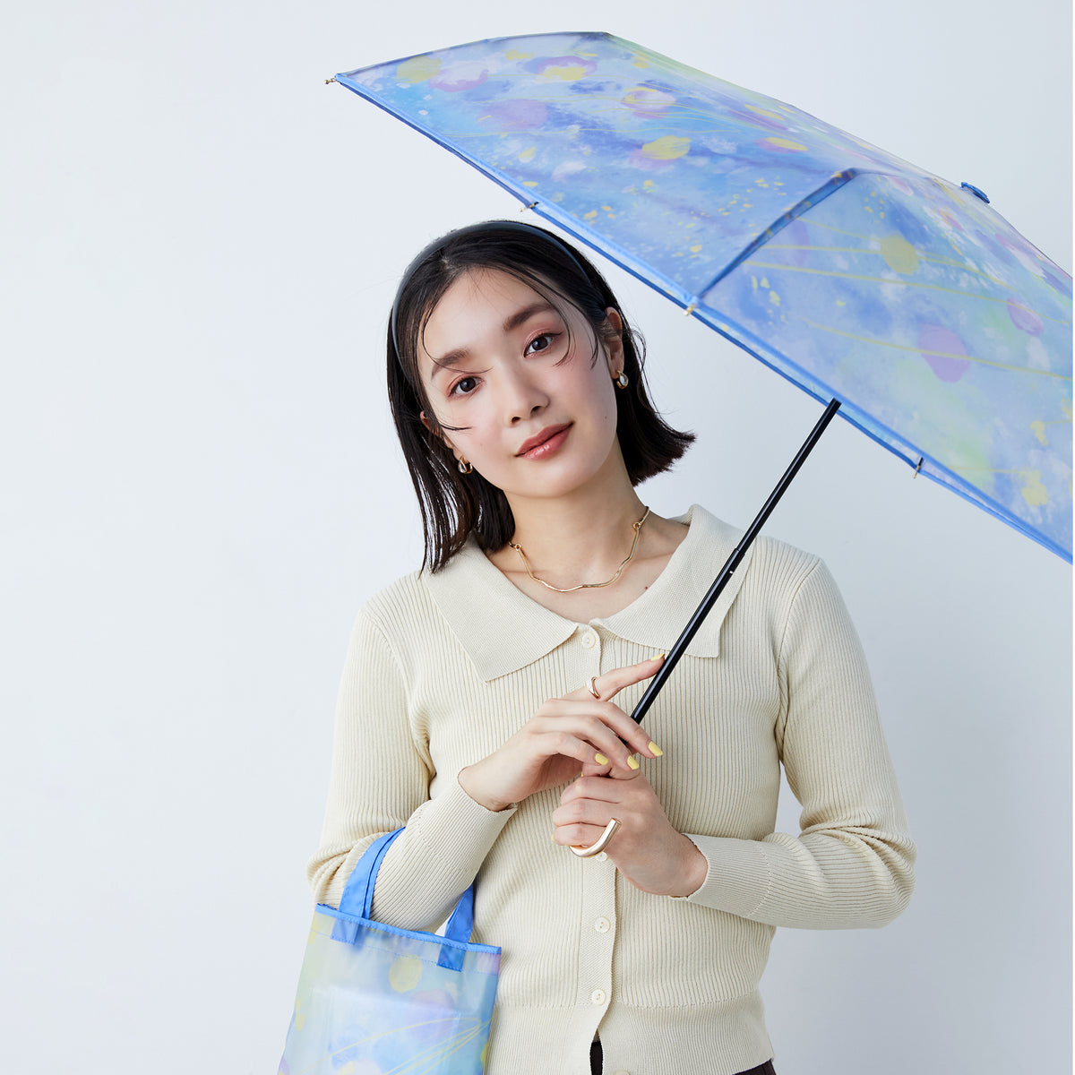 クリアアンブレラ/フィーリングアート トートバッグ ミニ | Clear Umbrella Feeling Art Mini