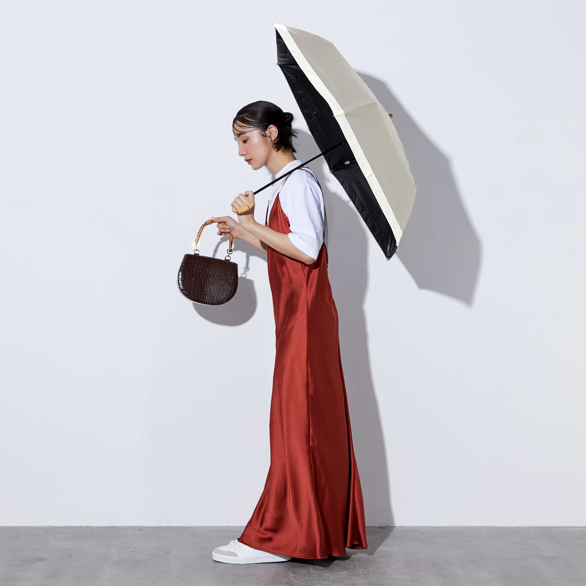 PU Grosgrain Large Tote Bag Mini | Grosgrain Large Mini