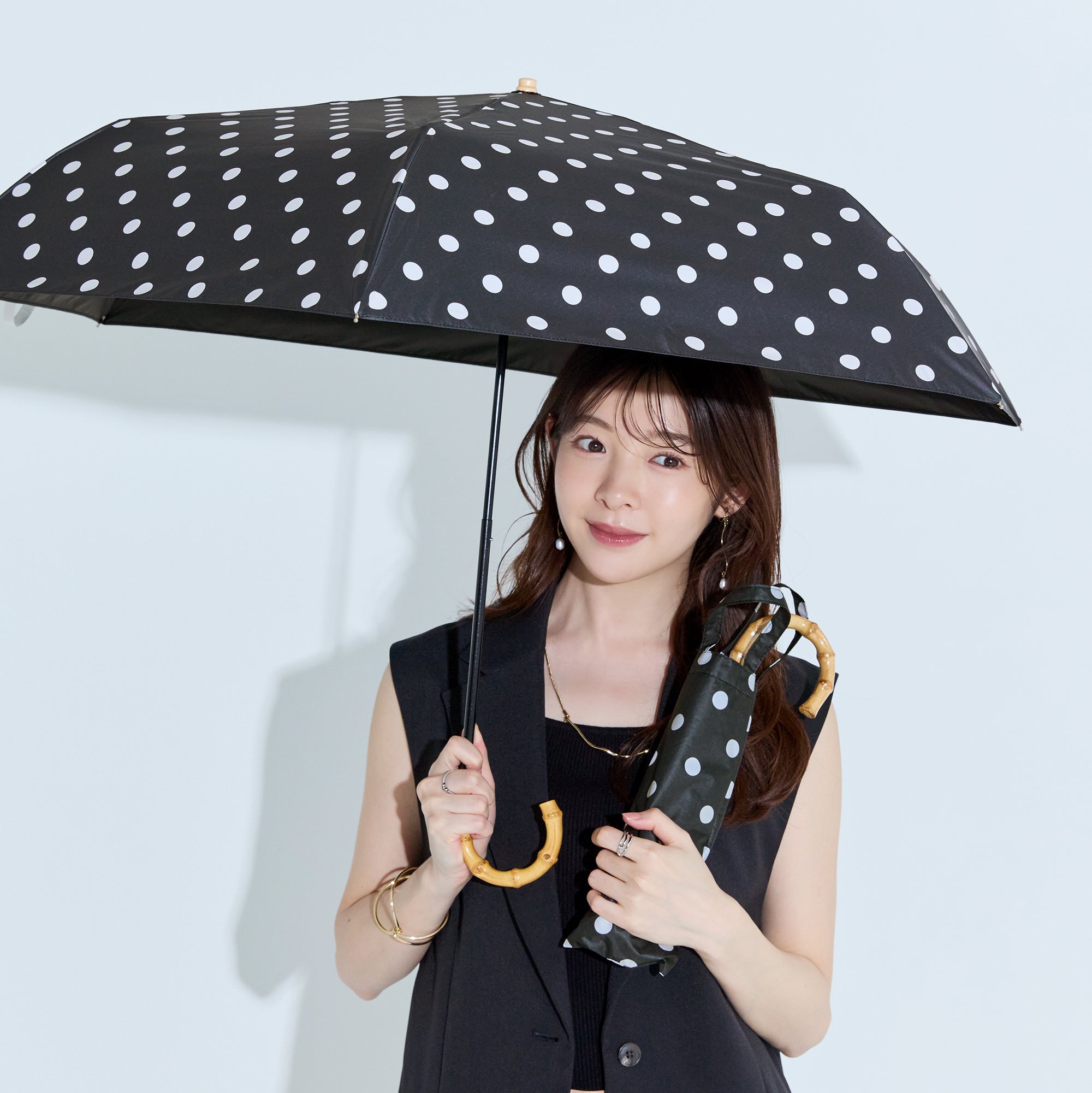 PUドット ラージ トートバッグ ミニ | Dots Large Mini