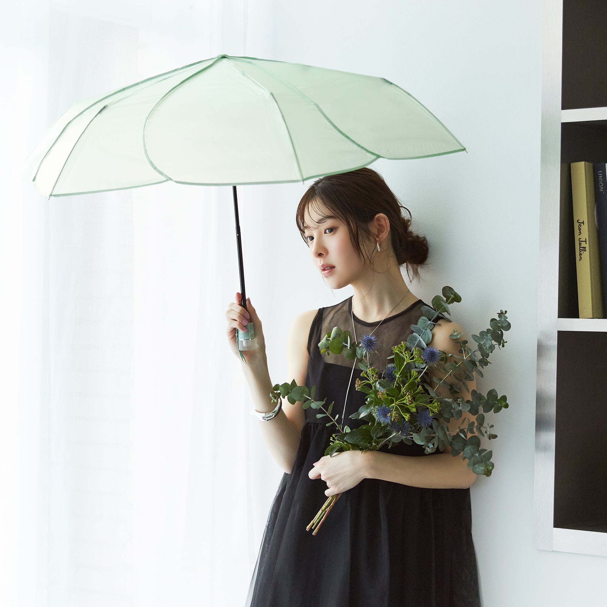 クリアアンブレラ / パウダリーフローラ ミニ | Clear Umbrella Powdery Flora Mini