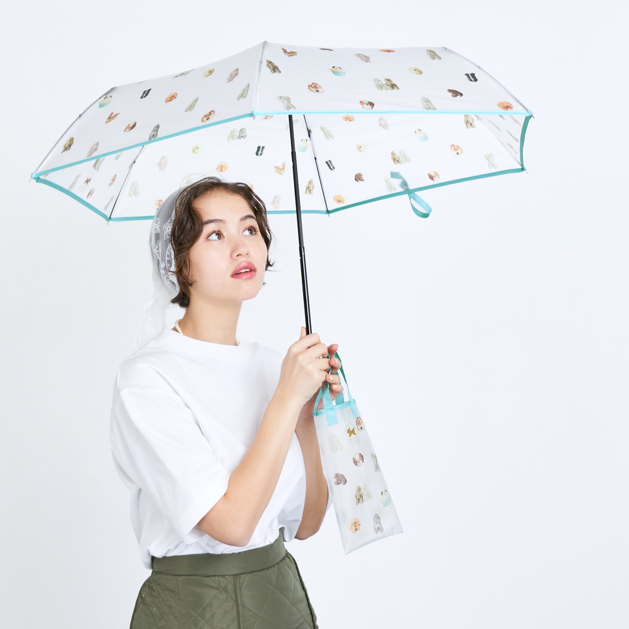 Clear Umbrella / Maison Terrier Tote Bag Mini