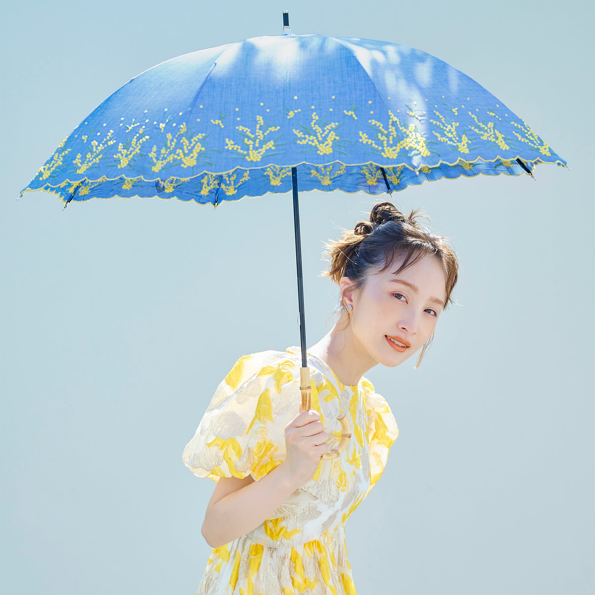 ミモザ刺繍 | Mimosa