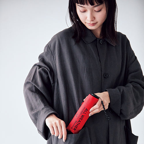 CAMP&OUTDOOR誌に掲載されたU-DAYアウトドア傘の紹介イメージ