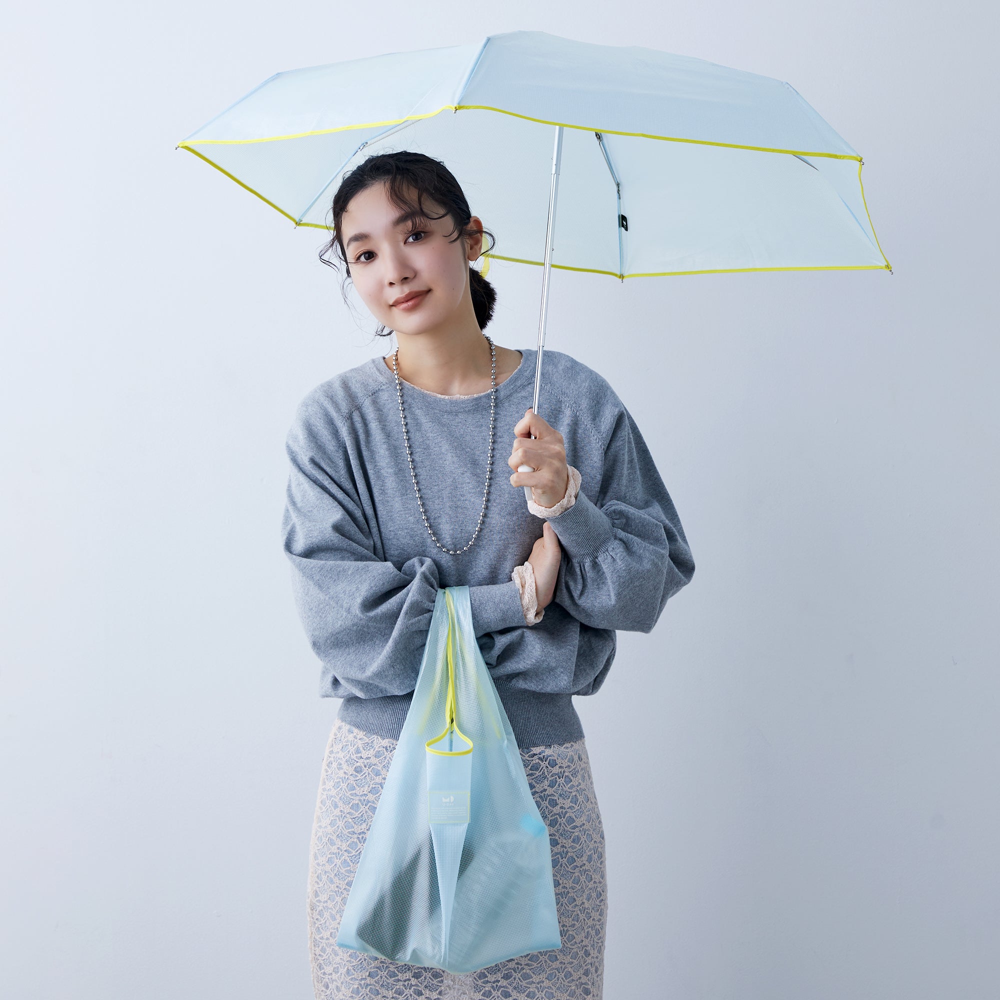 カラーリップクロストートバッグ／クリアカラー | Color Rip Cloth Tote Bag／Clear Color
