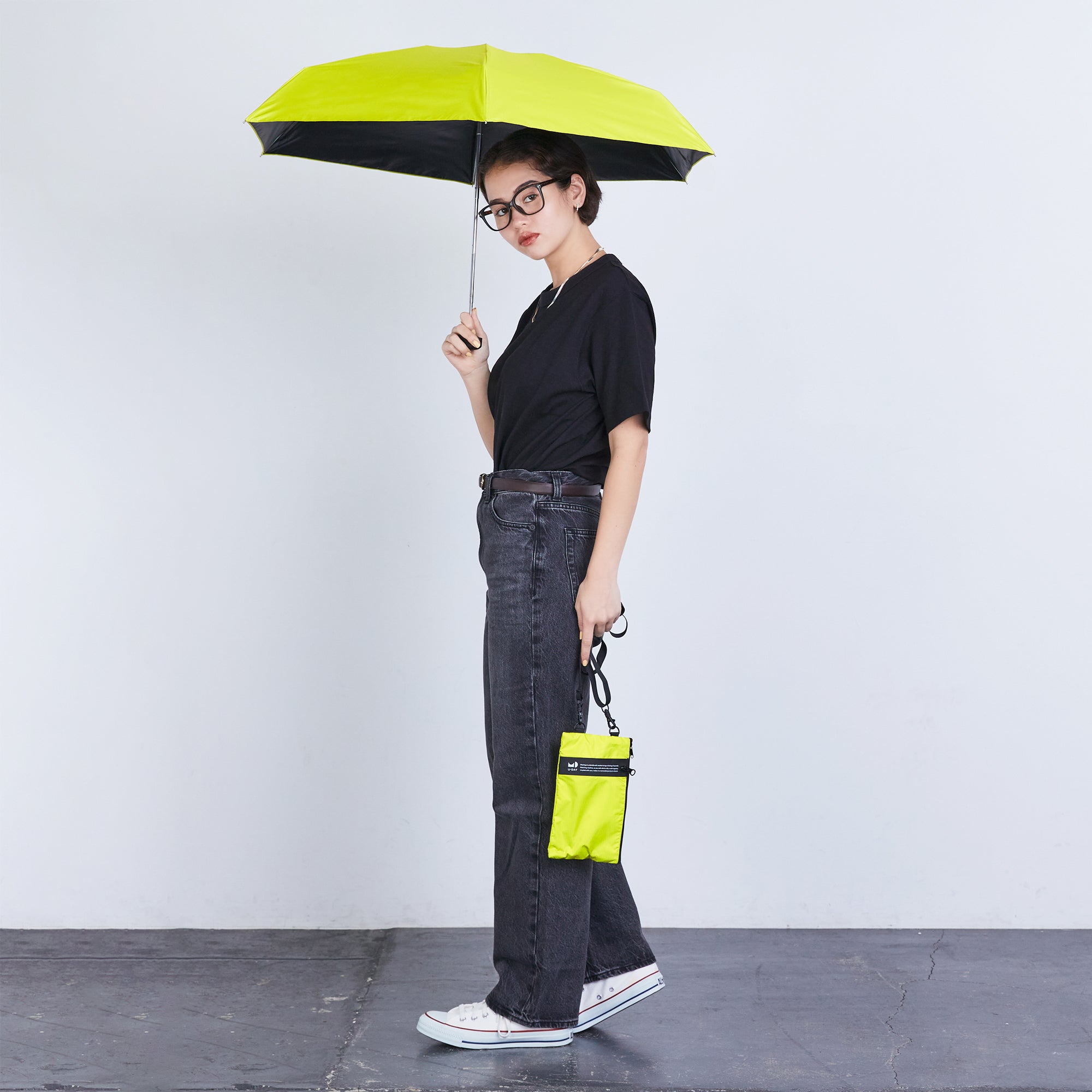 Multi Sacoche Umbrella / Plain Color Mini