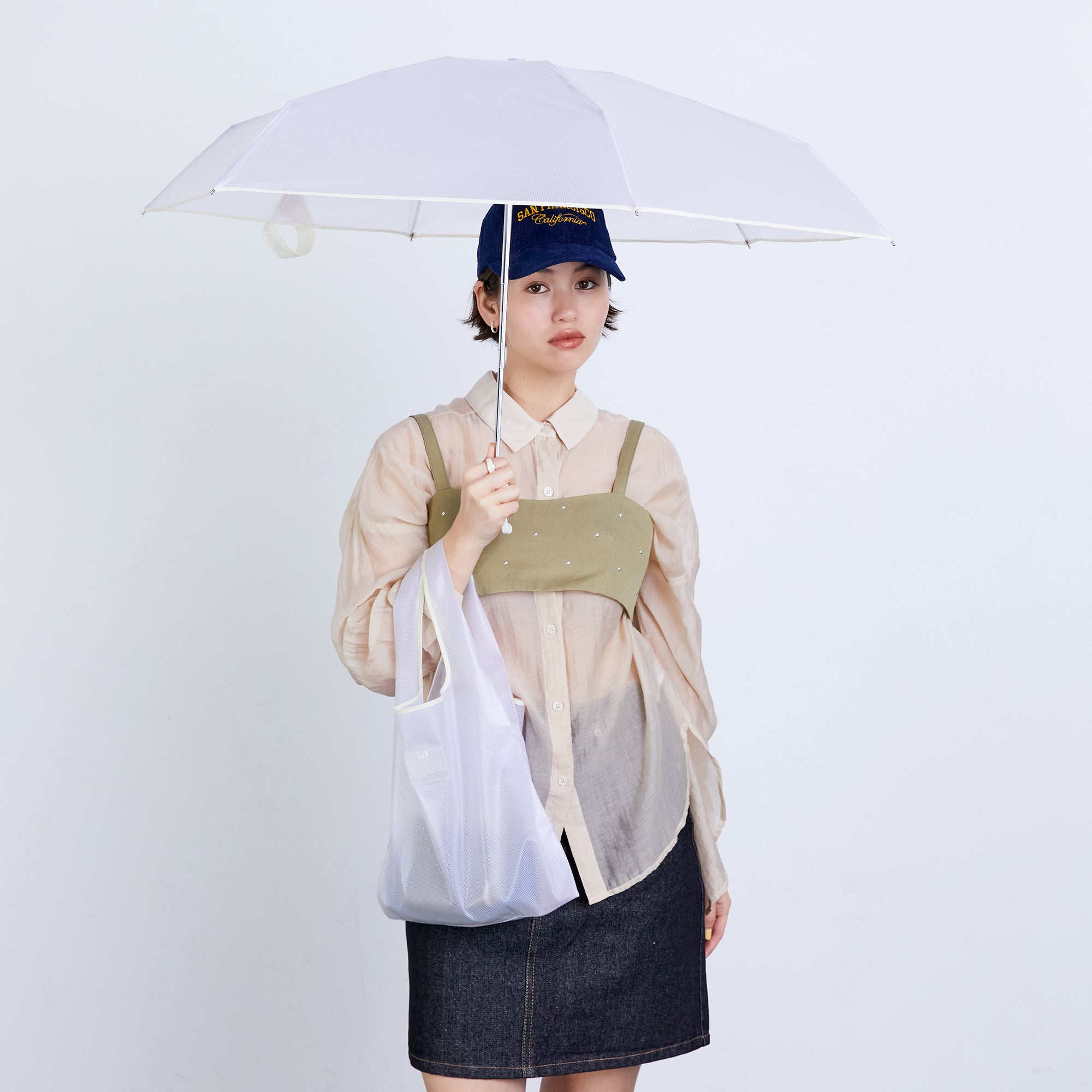 カラーリップクロストートバッグ／クリアカラー | Color Rip Cloth Tote Bag／Clear Color