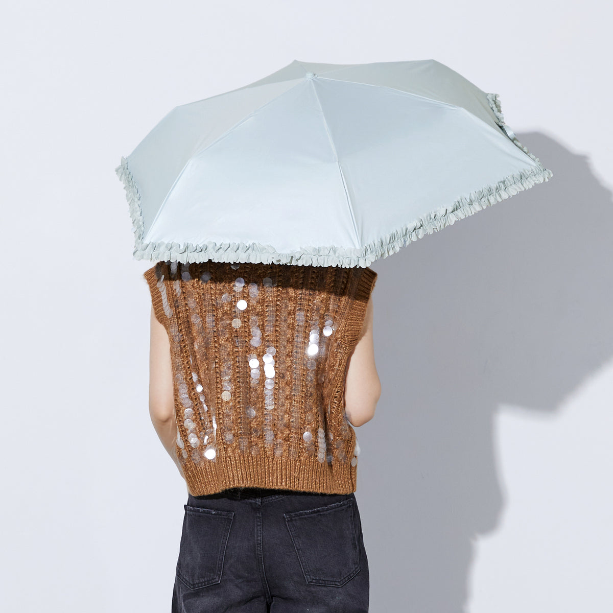 PU Heat Cut Frill Mini