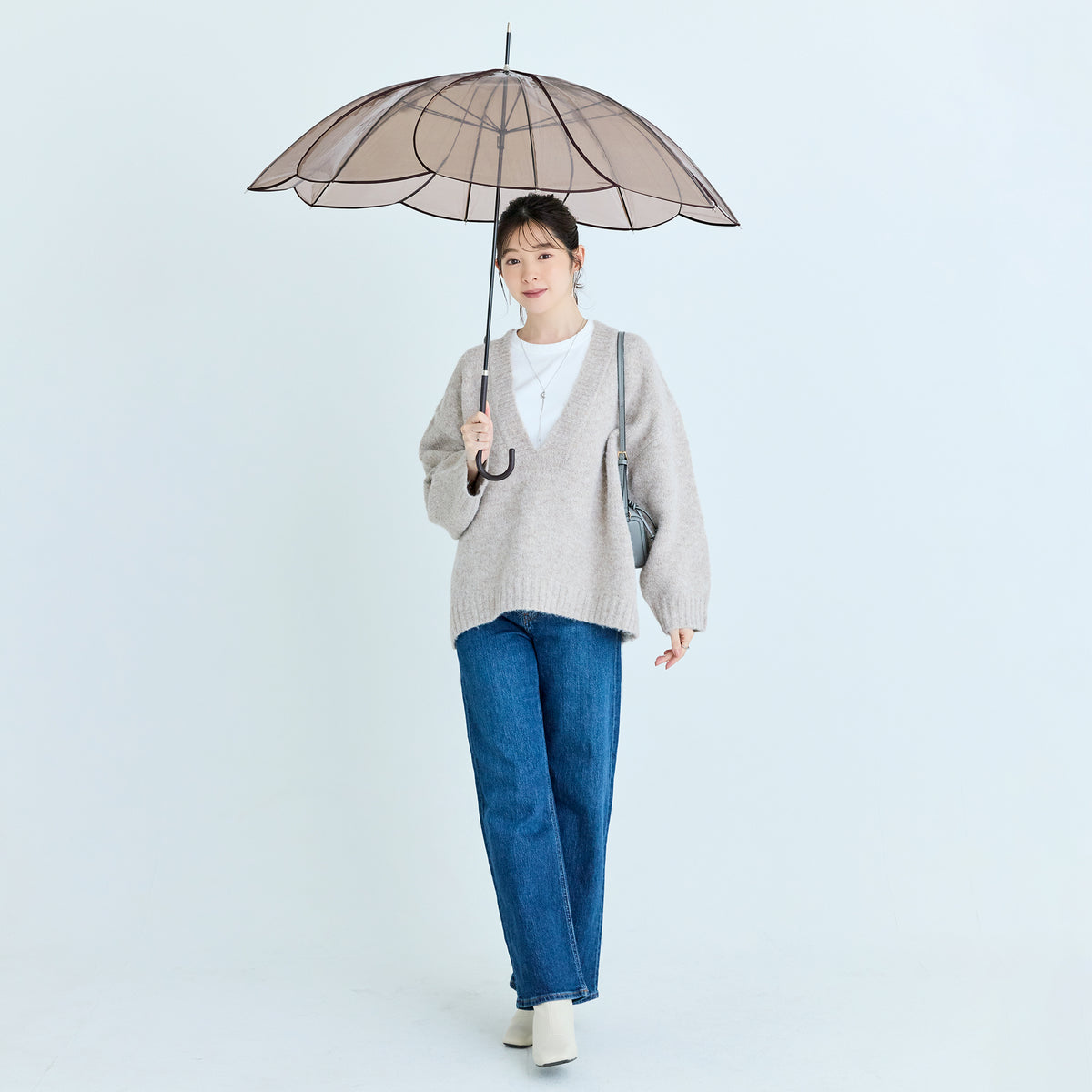 Clear Umbrella / Color Piping