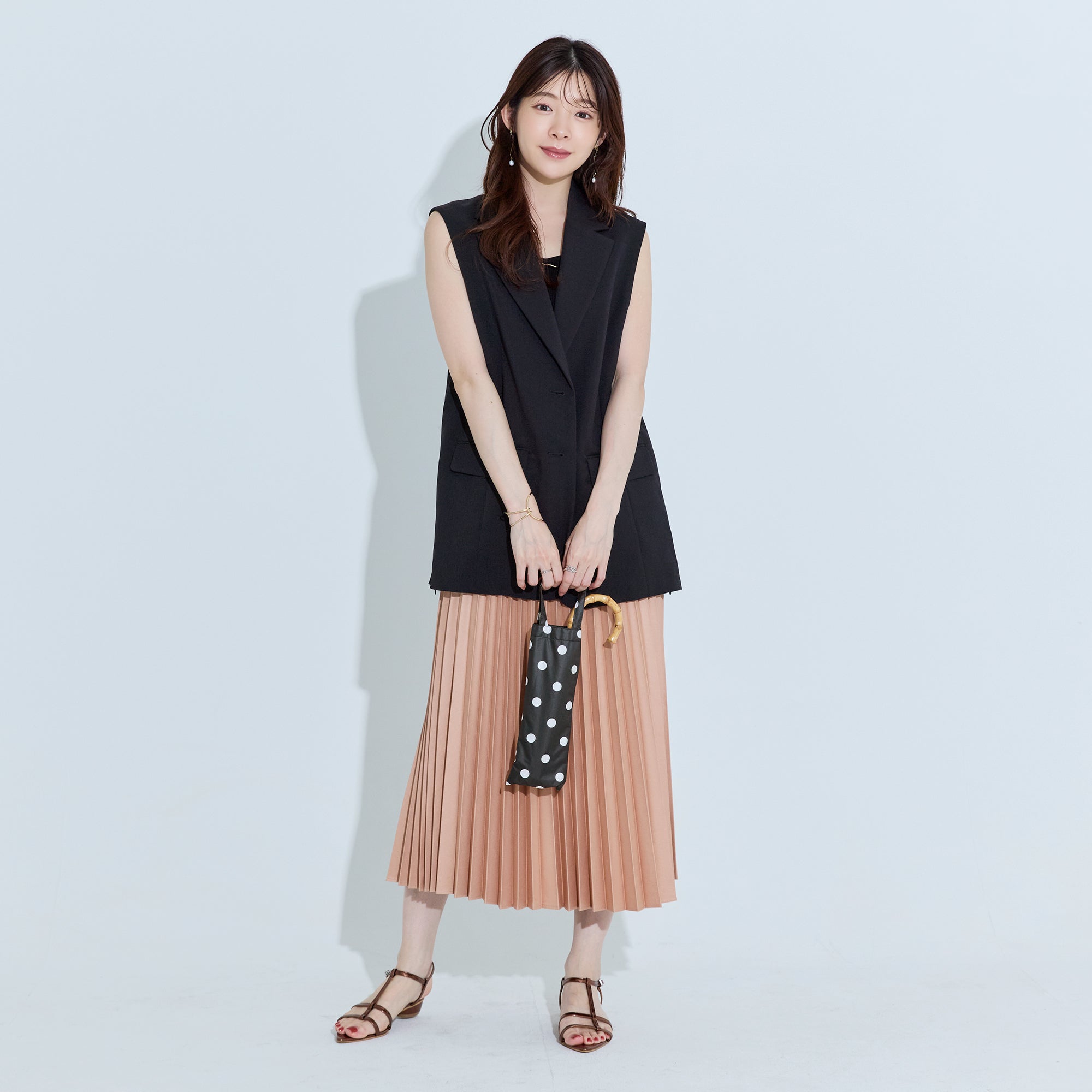 PUドット ラージ トートバッグ ミニ | Dots Large Mini