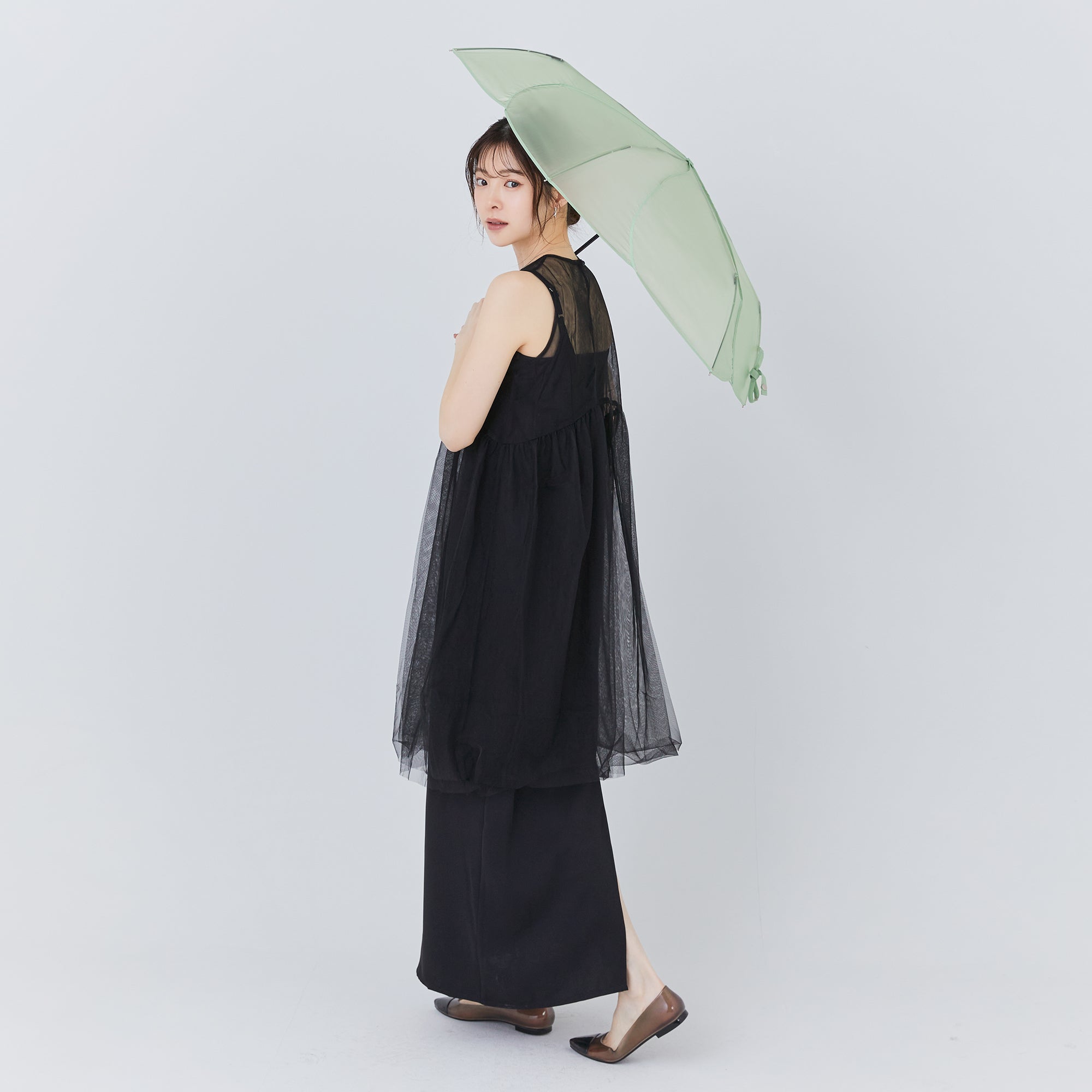 クリアアンブレラ ／ パウダリーフローラ ミニ | Clear Umbrella Powdery Flora Mini