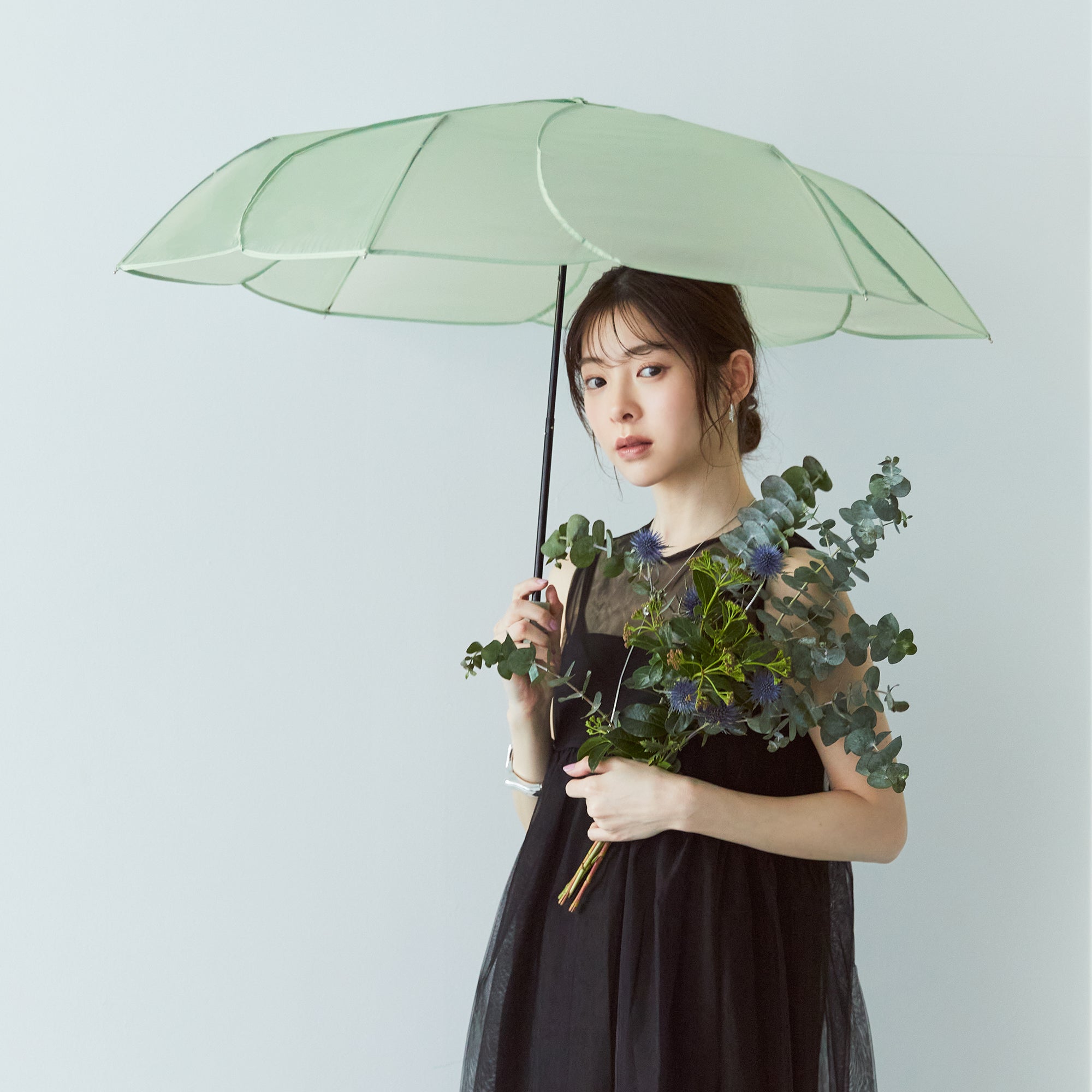 クリアアンブレラ ／ パウダリーフローラ ミニ | Clear Umbrella Powdery Flora Mini