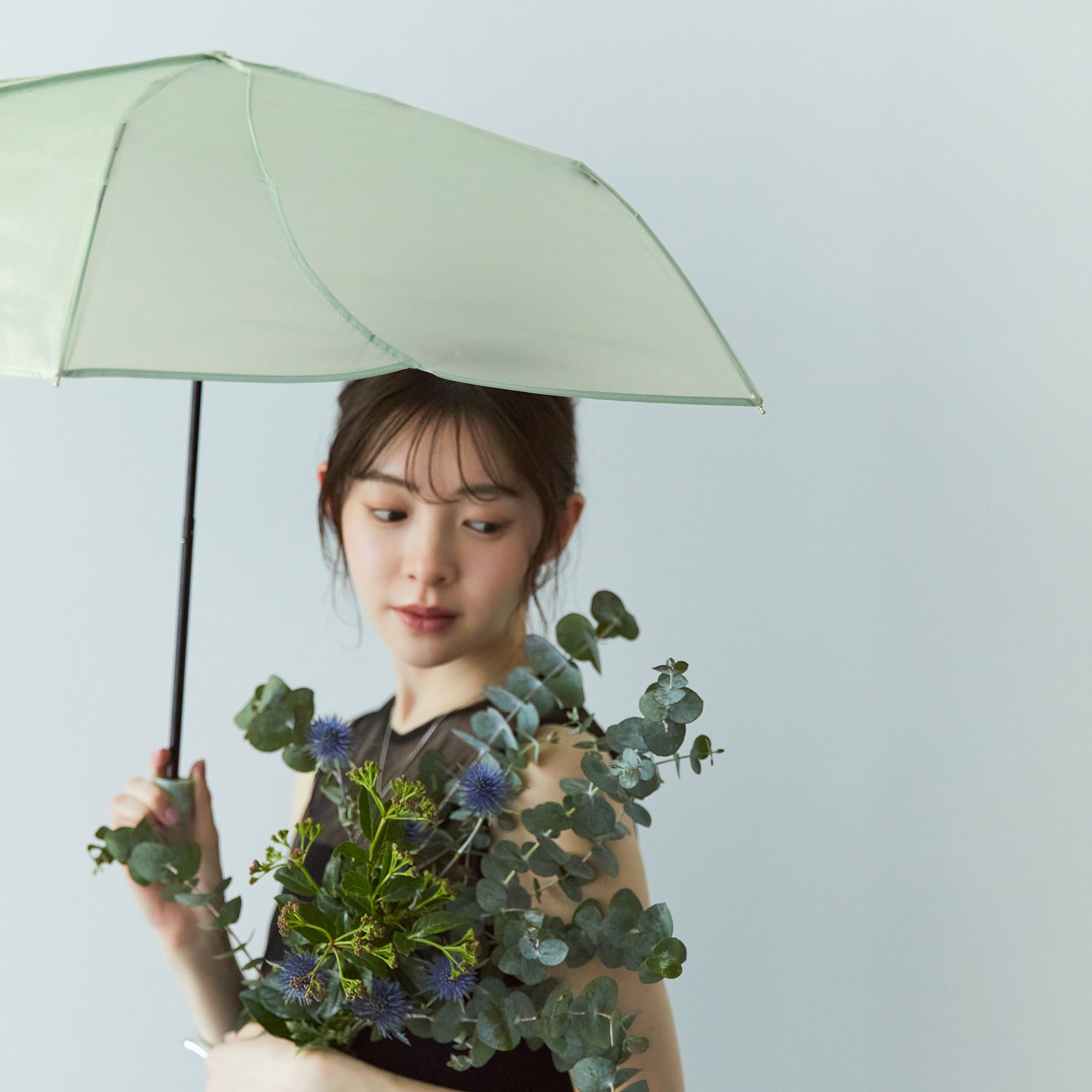 クリアアンブレラ ／ パウダリーフローラ ミニ | Clear Umbrella Powdery Flora Mini