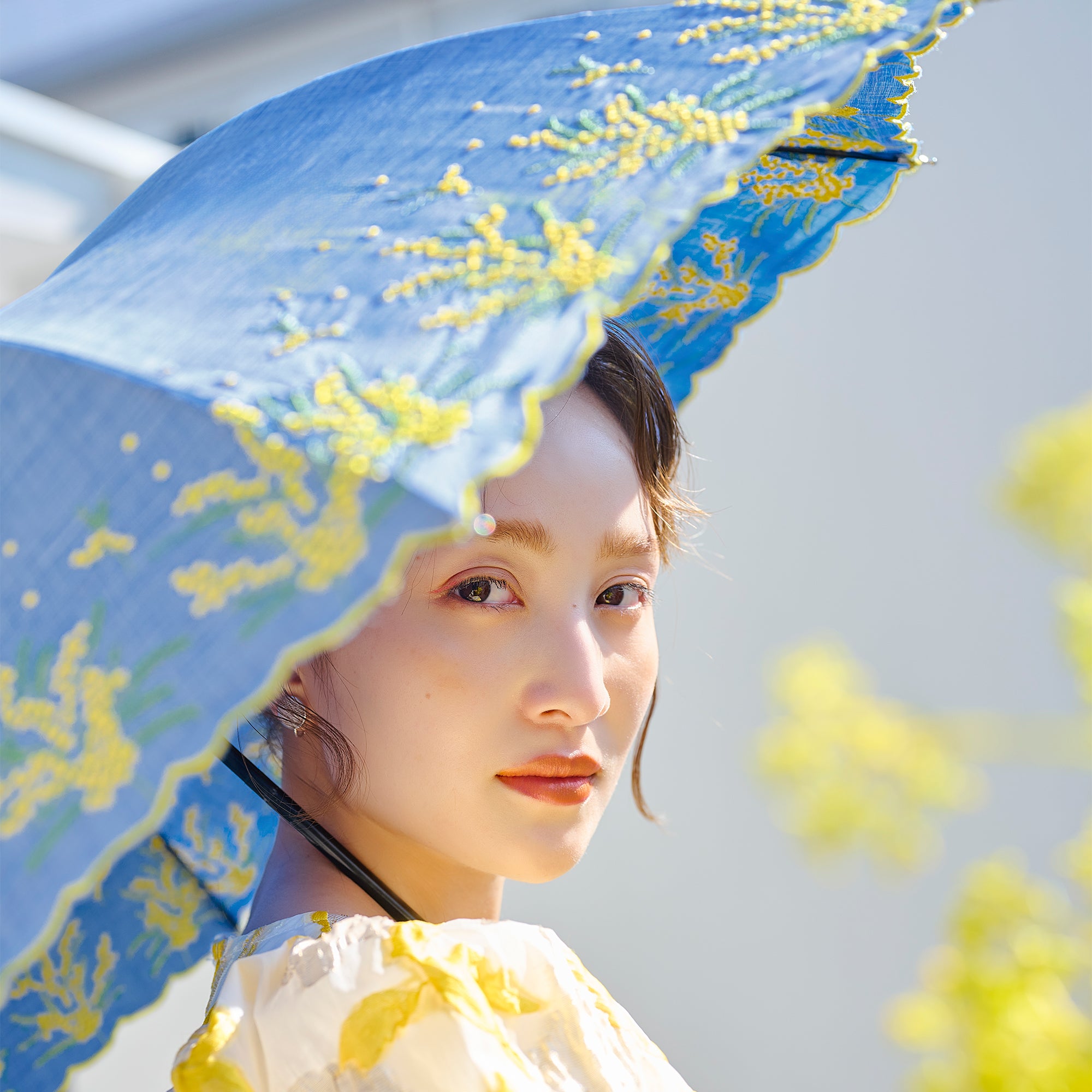 ミモザ刺繍 | Mimosa