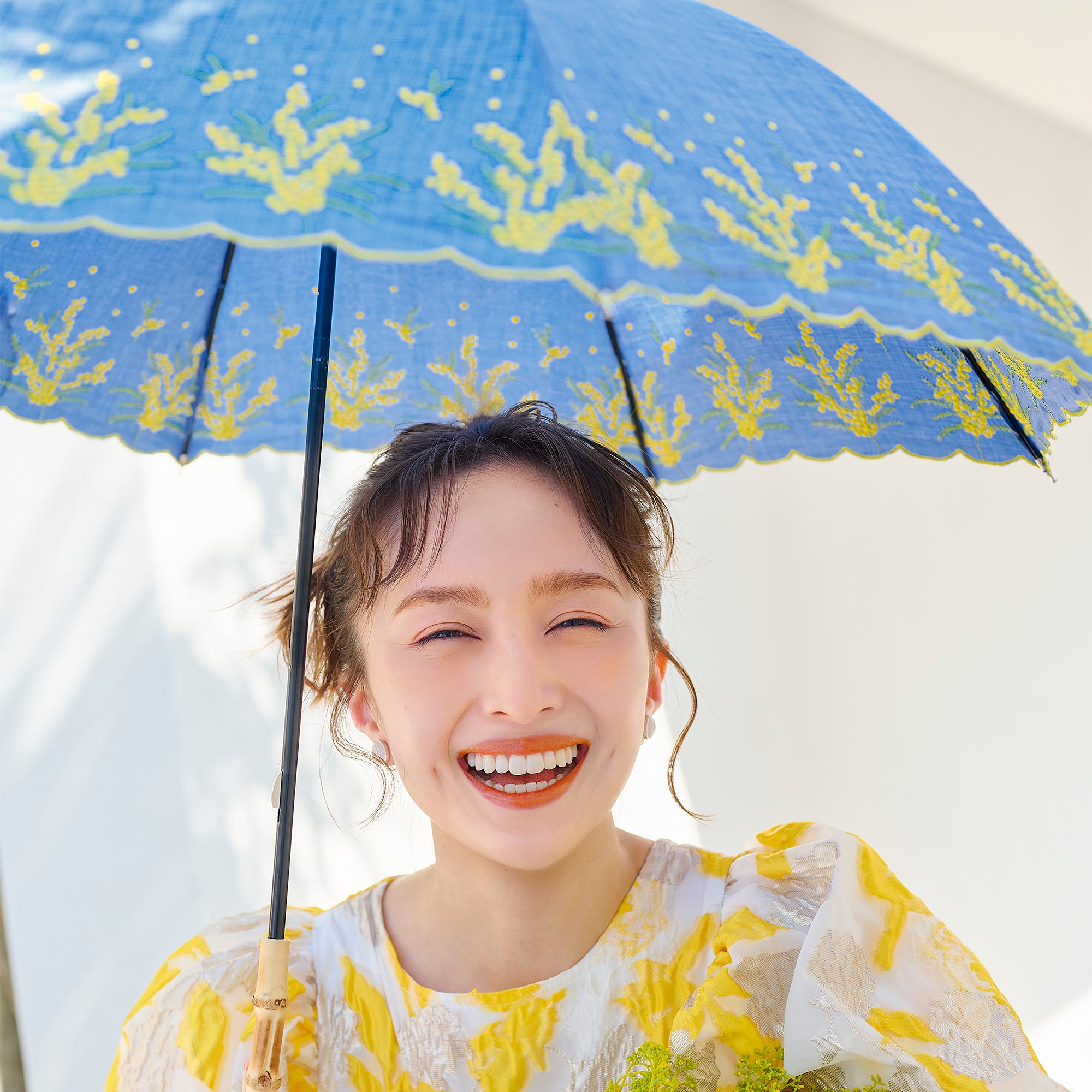 ミモザ刺繍 | Mimosa