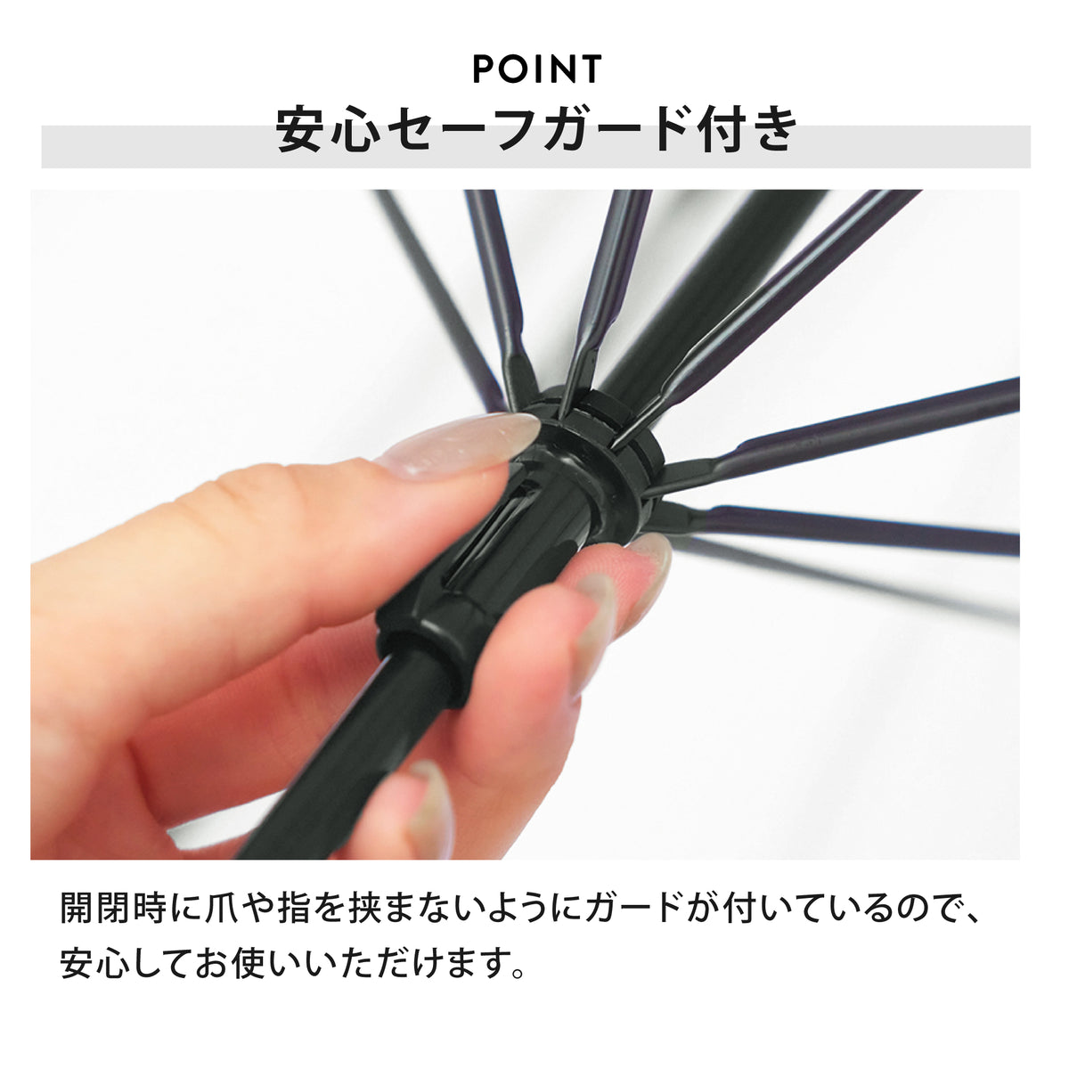 Clear Umbrella / Color Piping