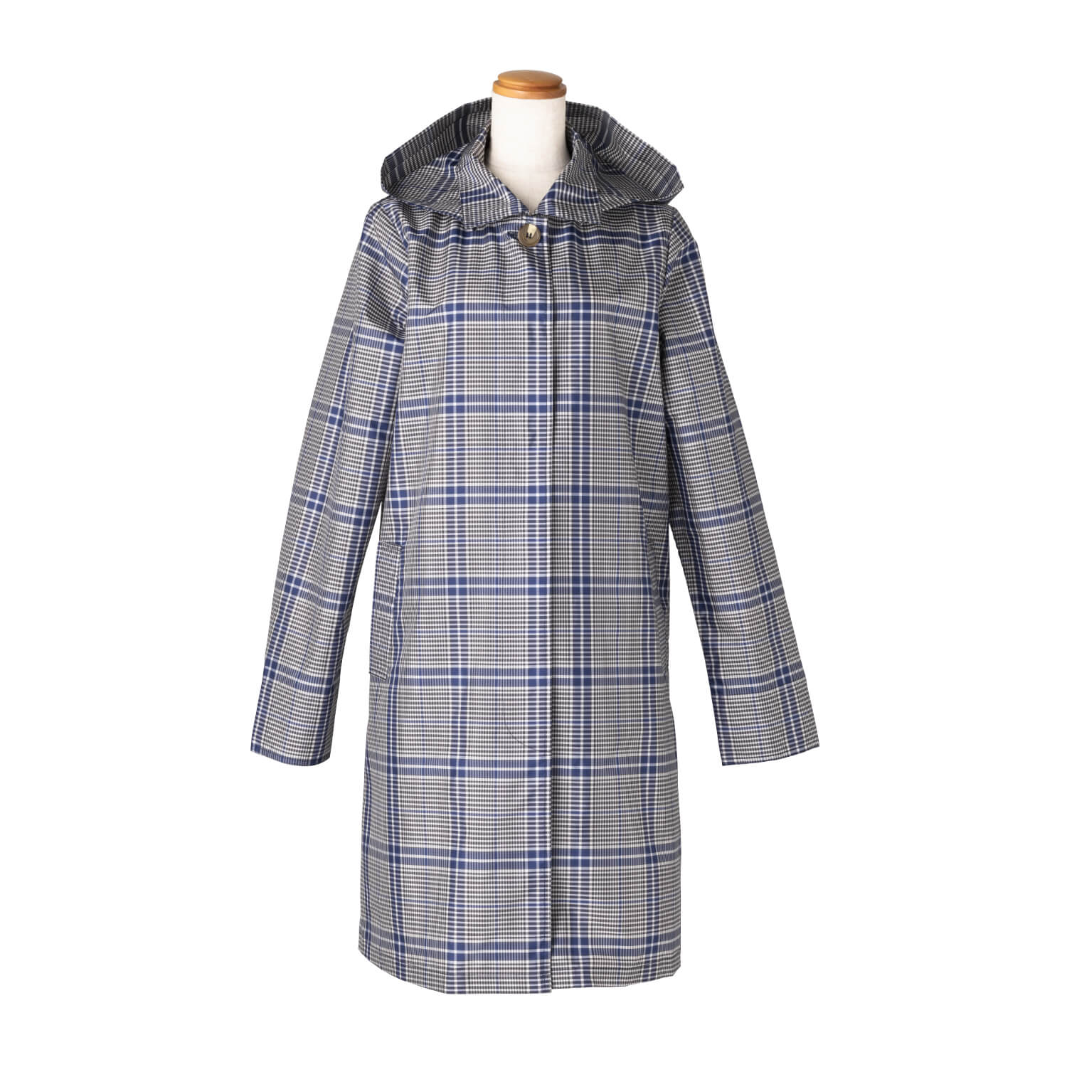 Pattern Soutien Collar Coat(パターンステンカラーコート)丨because